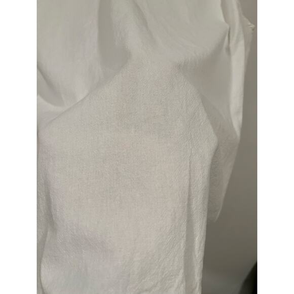 Women’s Cotton Summer Ruffled Sleeveless Blouse 1X Plus Size - Picture 5 of 6